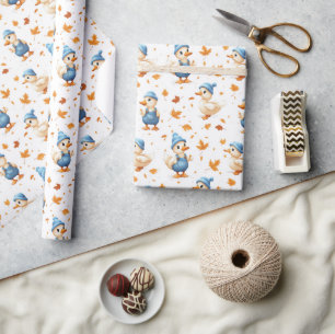 Baby Duck I baby shower Cadeaupapier