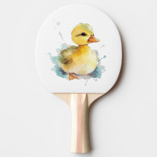 Baby Duck Waterverf Ping Pong Paddle Tafeltennisbatje