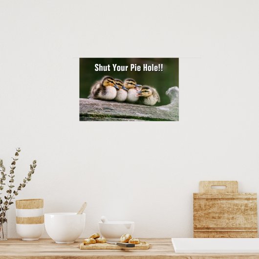 Baby Ducks Poster (Keuken)