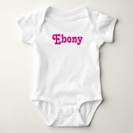 Baby Ebony Romper (Voorkant)