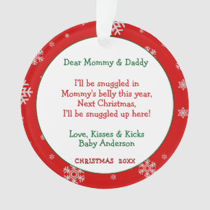 Baby echo nieuwe ouders ornament