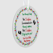 Baby echo nieuwe ouders ornament (voorkant)