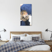 Baby eekhoorn canvas afdruk (Insitu (Slaapkamer))