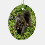 Baby eekhoorn keramisch ornament (Rechts)