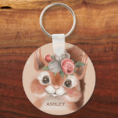 Baby eekhoorn Sleutelhanger (Voorkant)