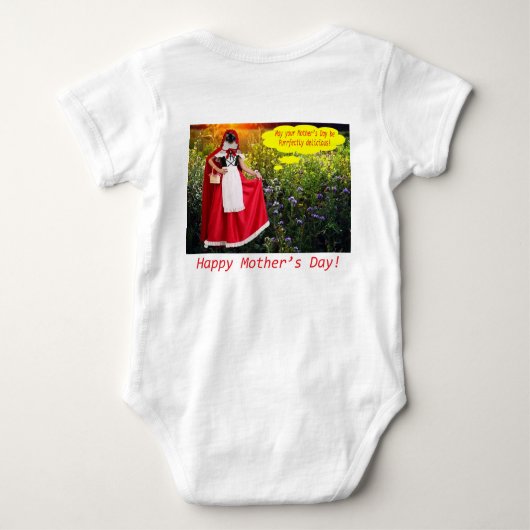 baby één stuk. Happy Moederdag. ragdollcat/l Romper (Achterkant)