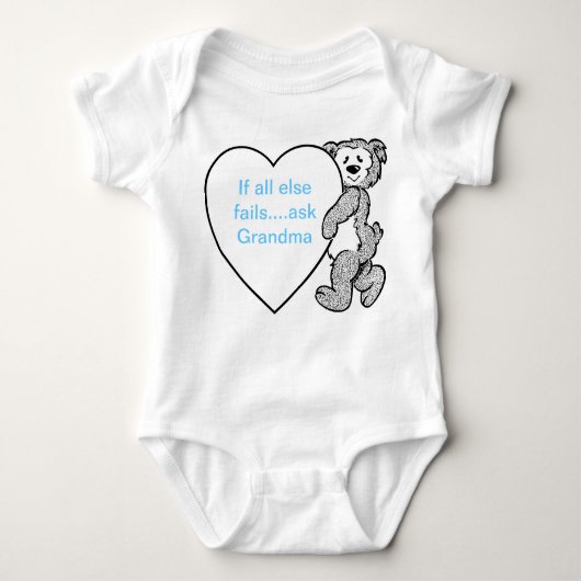 Baby één stuk onder shirt (Voorkant)