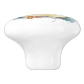 Baby eend Waterverf keramische knop (Zijkant)