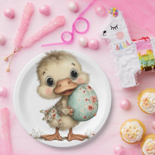 Baby Eendje Papieren Bordje
