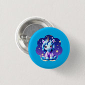 Baby Eenhoorn in de Button van PJ (Voorkant /achterkant)