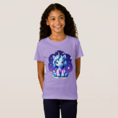 Baby Eenhoorn in PJ's T-shirt (Voorkant volledig)