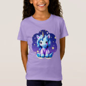 Baby Eenhoorn in PJ's T-shirt (Voorkant)