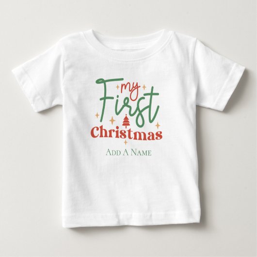 Baby Eerste 1e Kerstcadeau voor Pasgeborene  (Voorkant)