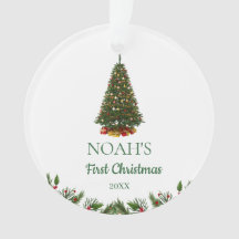 Baby Eerste Kerst Ornament