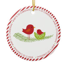 Baby Eerste kerstsieroosterse versiering