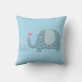 Baby Eerste Monogram Kussen (Achterkant)
