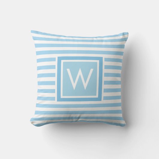 Baby Eerste Monogram Kussen (Voorkant)