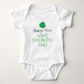Baby Eerste St. Patricks Dag Romper (Voorkant)