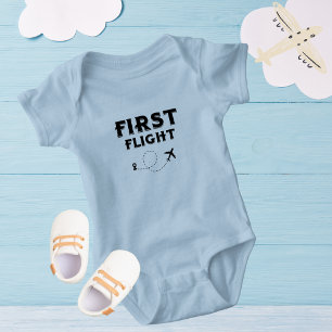 Baby EERSTE VLUCHT, Cool Vliegtuig, Reizen, Mooie Romper