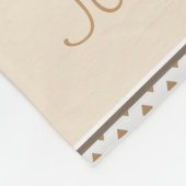 Baby Egel & diamanten | Gepersonaliseerd Fleece Deken (Hoek)