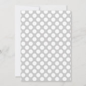 Baby Elephant Baby shower Invitation bleu (Dos)