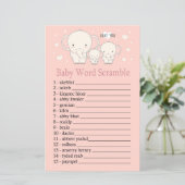 Baby Elephant Baby word scramble game (Staand voorkant)