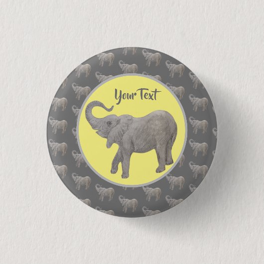Baby Elephant Button (Voorkant)