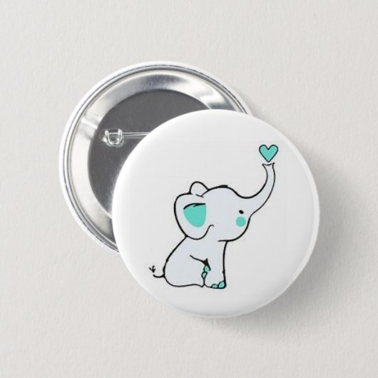 Baby Elephant Button (Voorkant /achterkant)