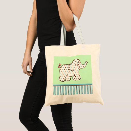 Baby Elephant Canvas tas (Voorkant (product))
