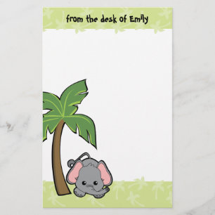 Baby Elephant Cutie Briefpapier