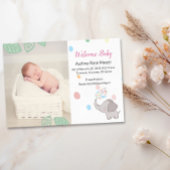 Baby Elephant Faire-part de naissance