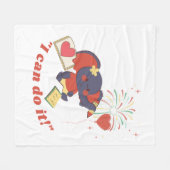 Baby Elephant Fleece Blanket (Voorkant (Horizontaal))