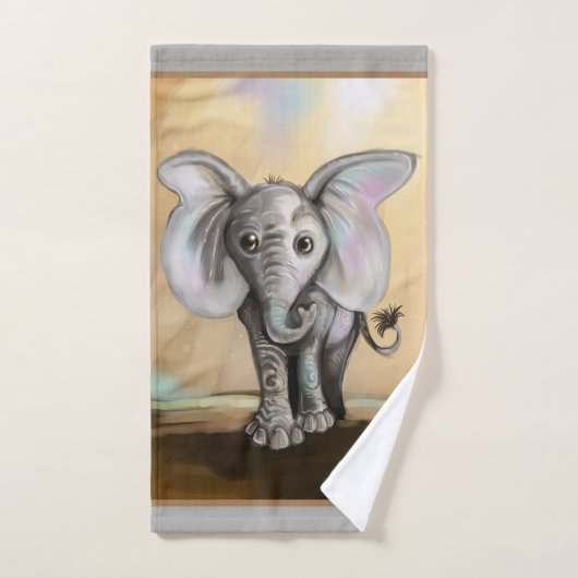 Baby Elephant Handdoek (Handdoek)
