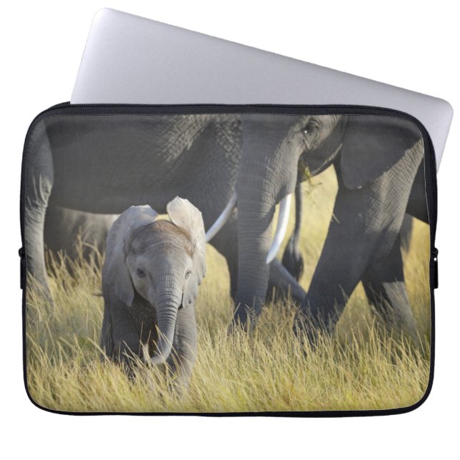 Baby Elephant Laptop Sleeve (Voorkant)