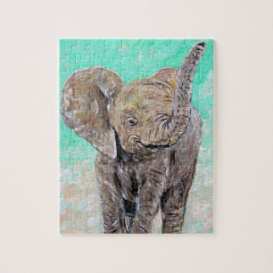 Baby Elephant Painting Legpuzzel