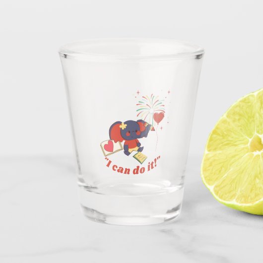  Baby Elephant Shot glass Glas (Voorkant)
