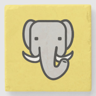 Baby Elephant Stenen Onderzetter