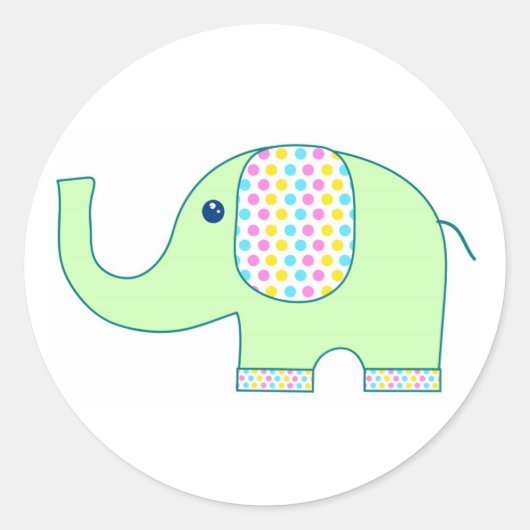 Baby Elephant Stickers (Voorkant)