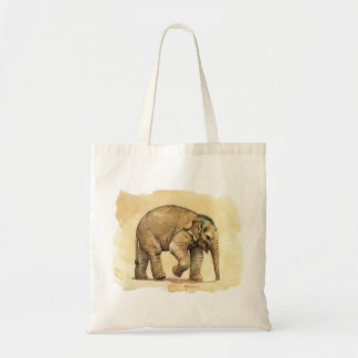 Baby Elephant van schukina Tote Bag