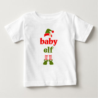 baby elf familie die kerstfeest-baby T-Shirt met e