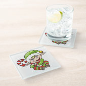 BABY ELF GLAZEN ONDERZETTER (Schuin)