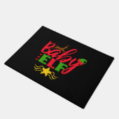 Baby Elf Kerstmis Deurmat (Schuin)