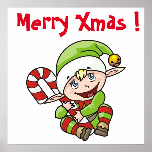 BABY ELF POSTER (Voorkant)