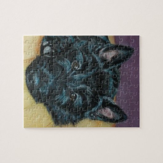 "Baby Em" - Schots puppy Legpuzzel (Horizontaal)