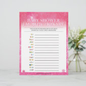 Baby Emoji Pictionary [Snowy Pink] Briefhoofd (Staand voorkant)