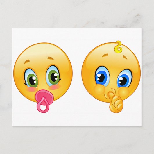 baby emojis briefkaart (Voorkant)