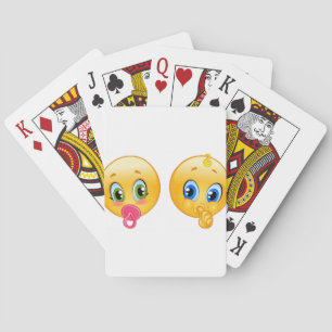 baby emojis pokerkaarten
