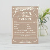Baby- en advieskaart kaart (Staand voorkant)