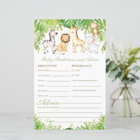 Baby en adviezen voor oerwouden (Staand voorkant)