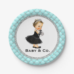 Baby en Bedrijf Baby shower Papieren Borden Papieren Bordje